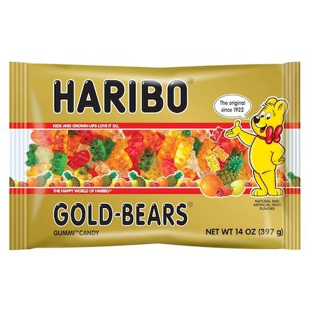 Haribo Haribo Confectionery Gold Bears 14 oz. Bag, PK12 30214